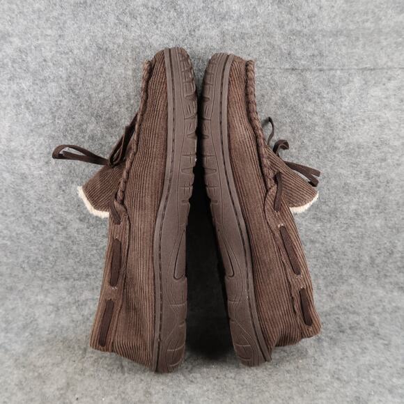 Pawzs by Bearpaw Shoes Mens 10 Slippers Loafer Slip On Moc Casual Comfort Brown - Picture 9 of 13